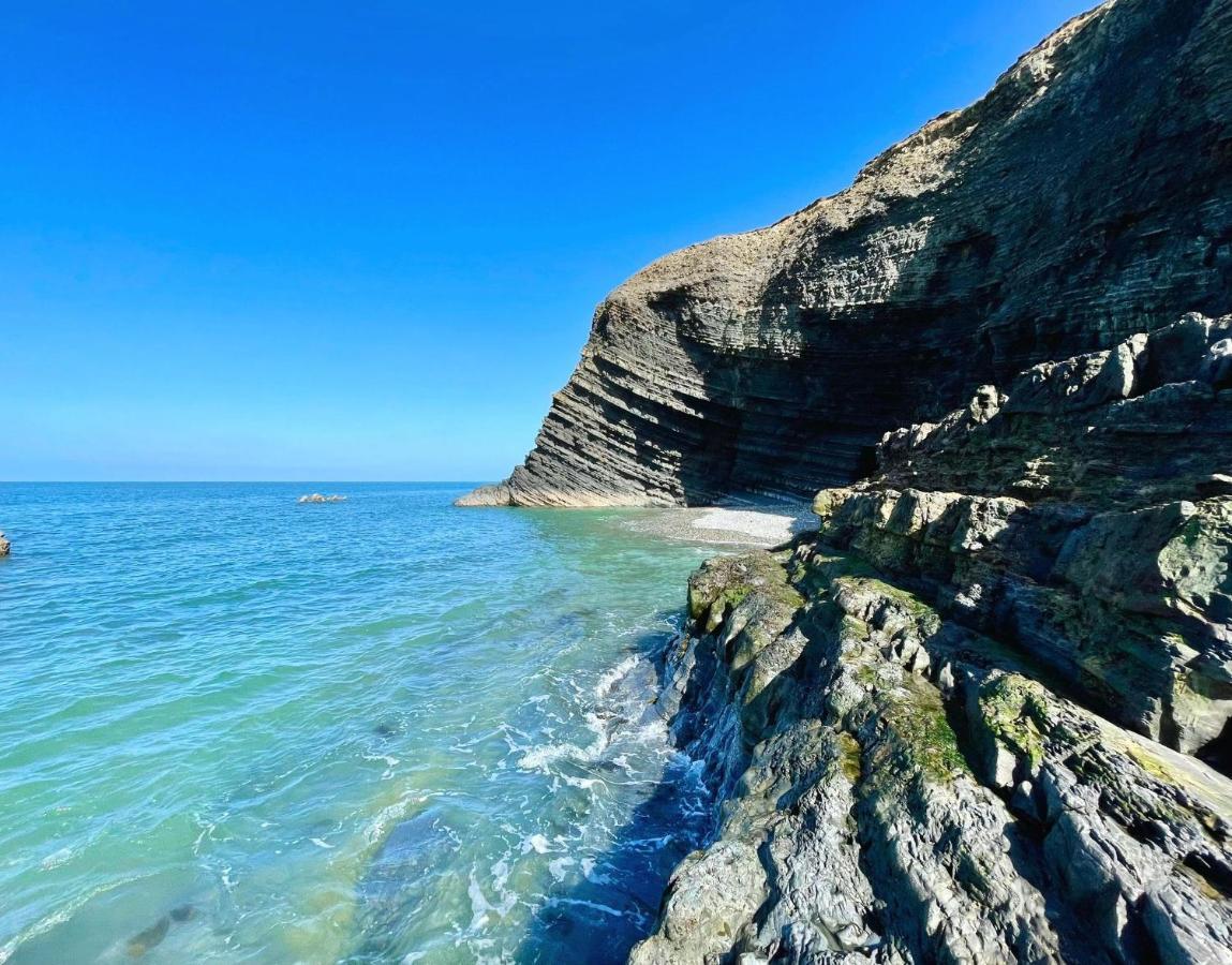 Chalet Kiss Of The Sea Villa Aberystwyth Buitenkant foto